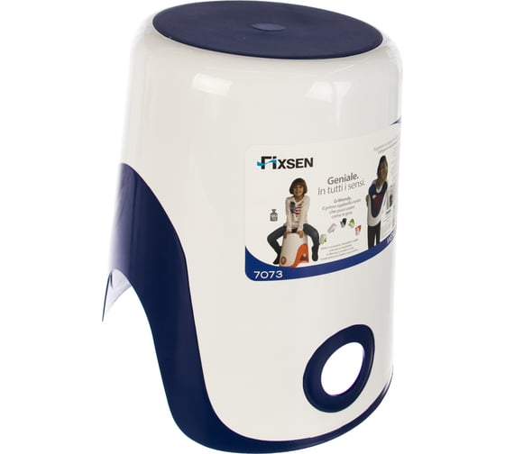 Корзина для белья FIXSEN 2-в-1, синяя 7073-89