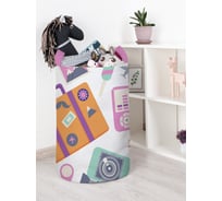 Корзина для игрушек и белья JoyArty Отпуск в лето 60x40см toba_423851_L