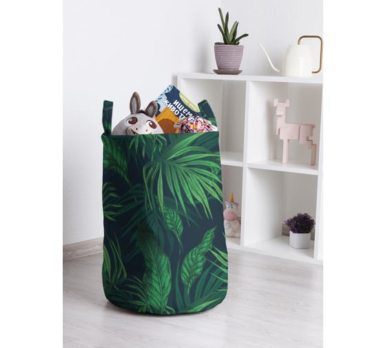 Корзина для игрушек и белья JoyArty Тропический лес 50x35см toba_423821_M 1