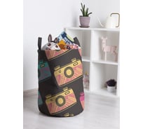 Корзина для игрушек и белья JoyArty Ретро фото 50x35см toba_423753_M