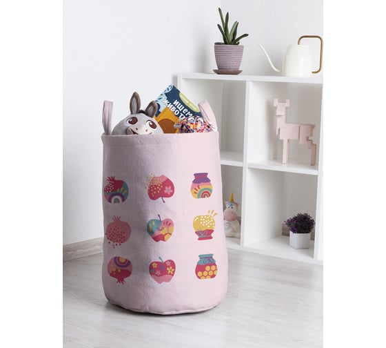 Корзина для игрушек и белья JoyArty Мед и гранат 50x35см toba_423888_M