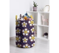 Корзина для игрушек и белья JoyArty Космос ромашек 50x35см toba_423870_M