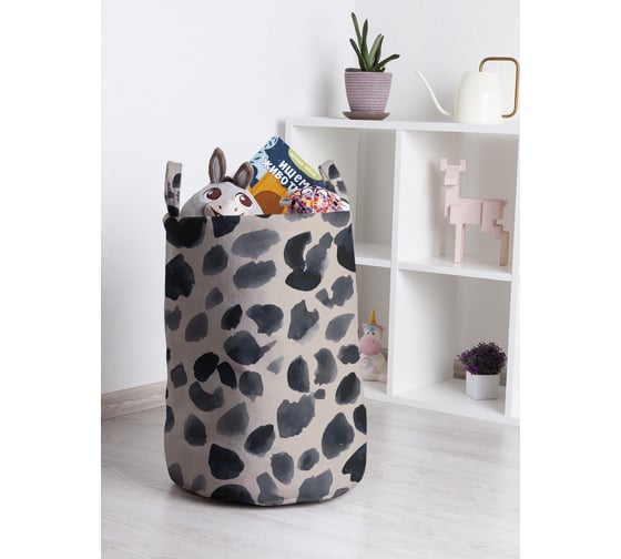 Корзина для игрушек и белья JoyArty Настроение кошка 50x35см toba_423849_M