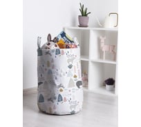Корзина для игрушек и белья JoyArty Атмосфера леса 50x35см toba_423841_M