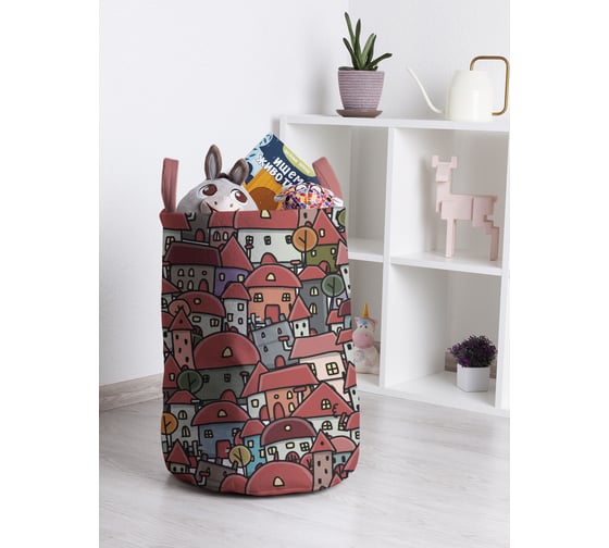 Корзина для игрушек и белья JoyArty Санта Барбара 50x35см toba_423734_M