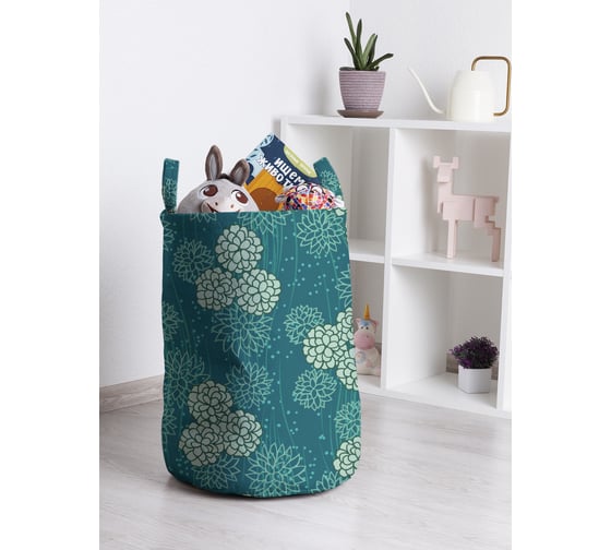 Корзина для игрушек и белья JoyArty Цветочный букет 50x35см toba_423728_M 1