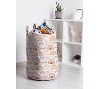Корзина для игрушек и белья JoyArty Много радуги 50x35см toba_423865_M