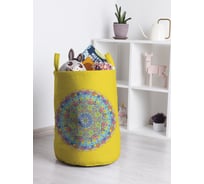 Корзина для игрушек и белья JoyArty Яркие узоры 50x35см toba_425501_M