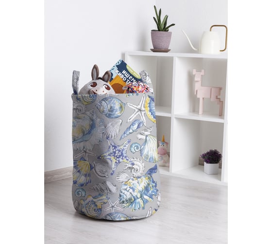 Корзина для игрушек и белья JoyArty Морское изобилие 50x35см toba_423830_M 1
