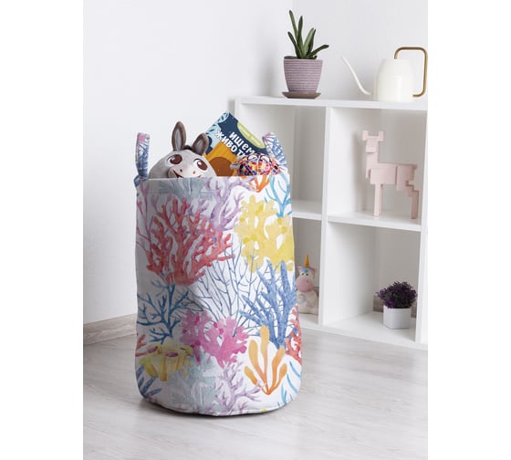 Корзина для игрушек и белья JoyArty Коралловые рифы 50x35см toba_423838_M 1