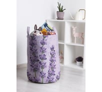 Корзина для игрушек и белья JoyArty Цветочный винтаж 50x35см toba_423825_M