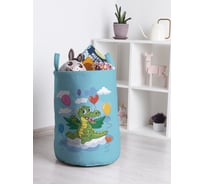Корзина для игрушек и белья JoyArty Праздник дракоши 50x35см toba_423255_M