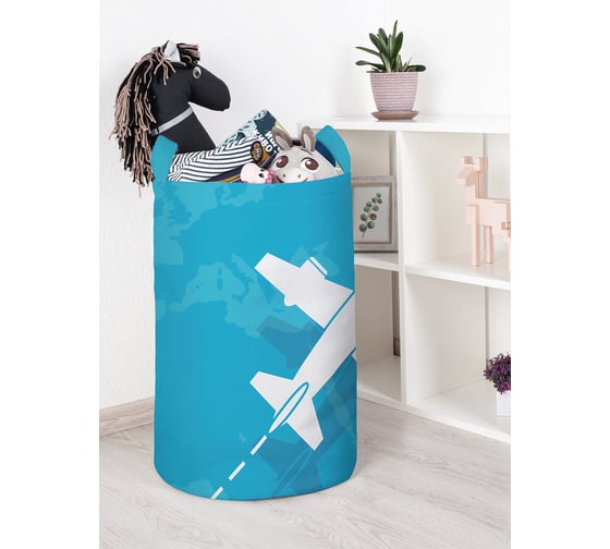 Корзина для игрушек и белья JoyArty Полет в небе 60x40см toba_423736_L