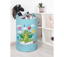 Корзина для игрушек и белья JoyArty Праздник дракоши 60x40см toba_423255_L