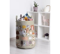 Корзина для игрушек и белья JoyArty Котовечеринка 50x35см toba_423828_M