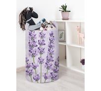 Корзина для игрушек и белья JoyArty Цветочный винтаж 60x40см toba_423825_L