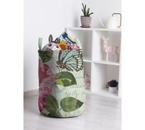 Корзина для игрушек и белья JoyArty Розы и эйфелева башня 50x35см toba_29970_M