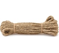 Пеньковый крученый канат Стройбат 6 мм х 15 м 29525