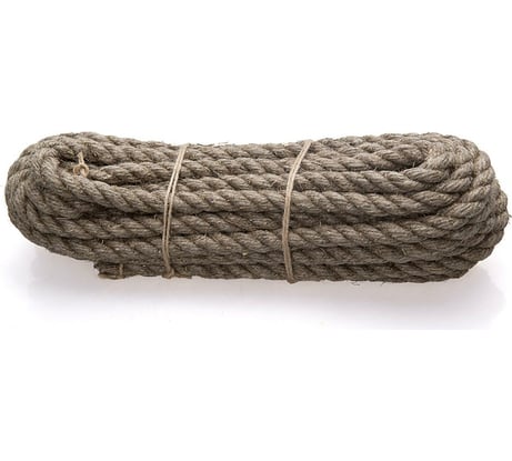 Пеньковый крученый канат Стройбат 12 мм х 10 м 29539