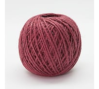 Джутовый шпагат Дон Баллон ЭКО (100 м) 1200 текс, красный, 1 шт. 8118-1