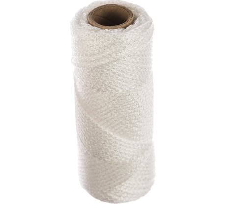 Хозяйственно-бытовой шнур с сердечником Стройбат белый, 2 мм х 50 м 32982