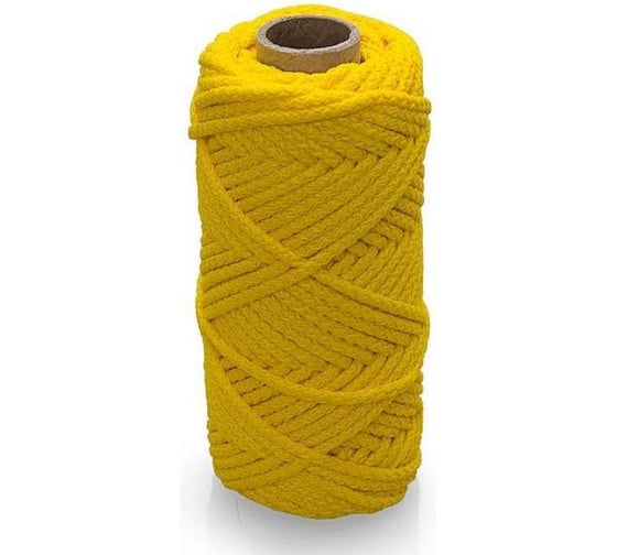 Хозяйственно-бытовой шнур с сердечником Стройбат желтый, 3 мм х 30 м 2745032Б 1