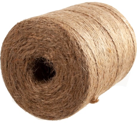 Джутовый крученый шпагат Стройбат 1800 текс, 250 м 2745723
