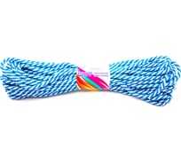 Полипропиленовый шнур фалового плетения с сердечником Шпагат синий, 12 мм х 20 м 61012799