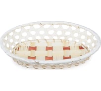 Корзинка Walmer BRAID овальная, 23x16x5 см, бамбук 22702034