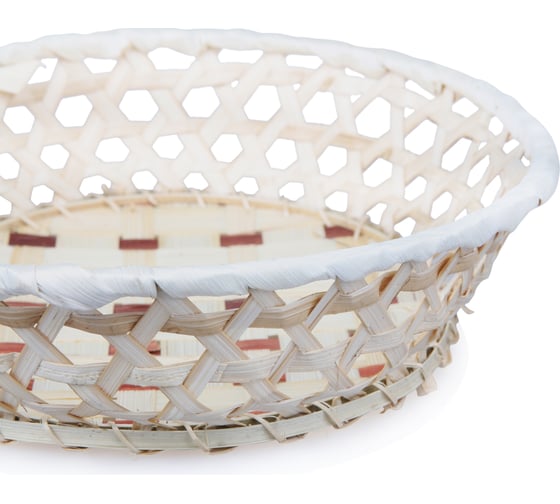 Корзинка Walmer BRAID овальная, 23x16x5 см, бамбук 22702034