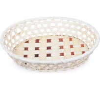 Корзинка Walmer BRAID овальная, 30x25x6 см, бамбук 22702032