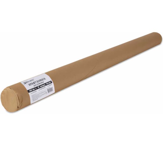 Крафт-бумага в рулоне, 840 мм х 10 м, плотность 78 г/м2, BRAUBERG 440145