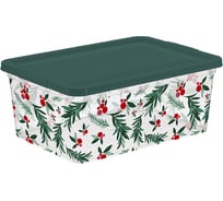 Коробка Полимербыт зимняя брусника, 3.5 л 437158400