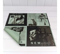 Упаковочная матовая пленка Дон Баллон 0,6x0,6 м, art fashion, оливковый, 20 шт. 1358/3