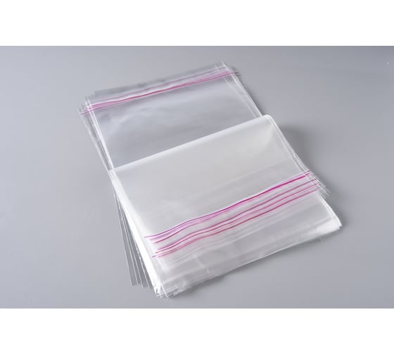 Упаковочный пакет PACK INNOVATION ПП, 20x25+5 см, 60 мкм, отверстие, 50 шт. IP00РРk02025.60 ТО-50