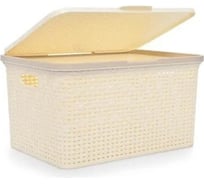 Ящик Полимербыт АРТЛАЙН 30 л с крышкой 460x345x245 мм 434950098