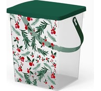 Контейнер для хранения Полимербыт ЗИМНЯЯ БРУСНИКА 5 л 434938400