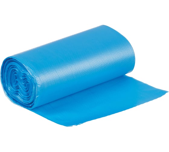 Мешки для мусора ПНД 30л 12мкм 30шт/рул синие 50x60см Luscan LUSCAN 274537