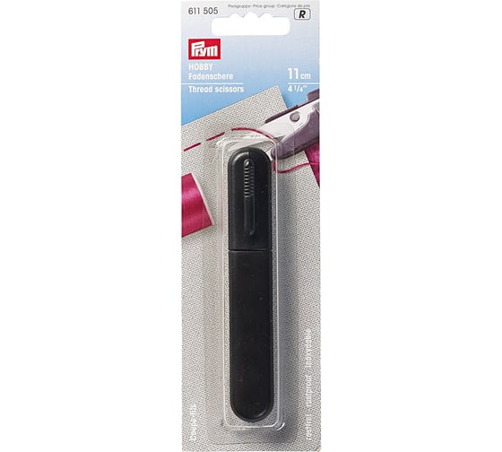 Ножницы-снипперы для обрезки ниток PRYM Hobby 110 мм 611505 с защитным колпачком 46128 1