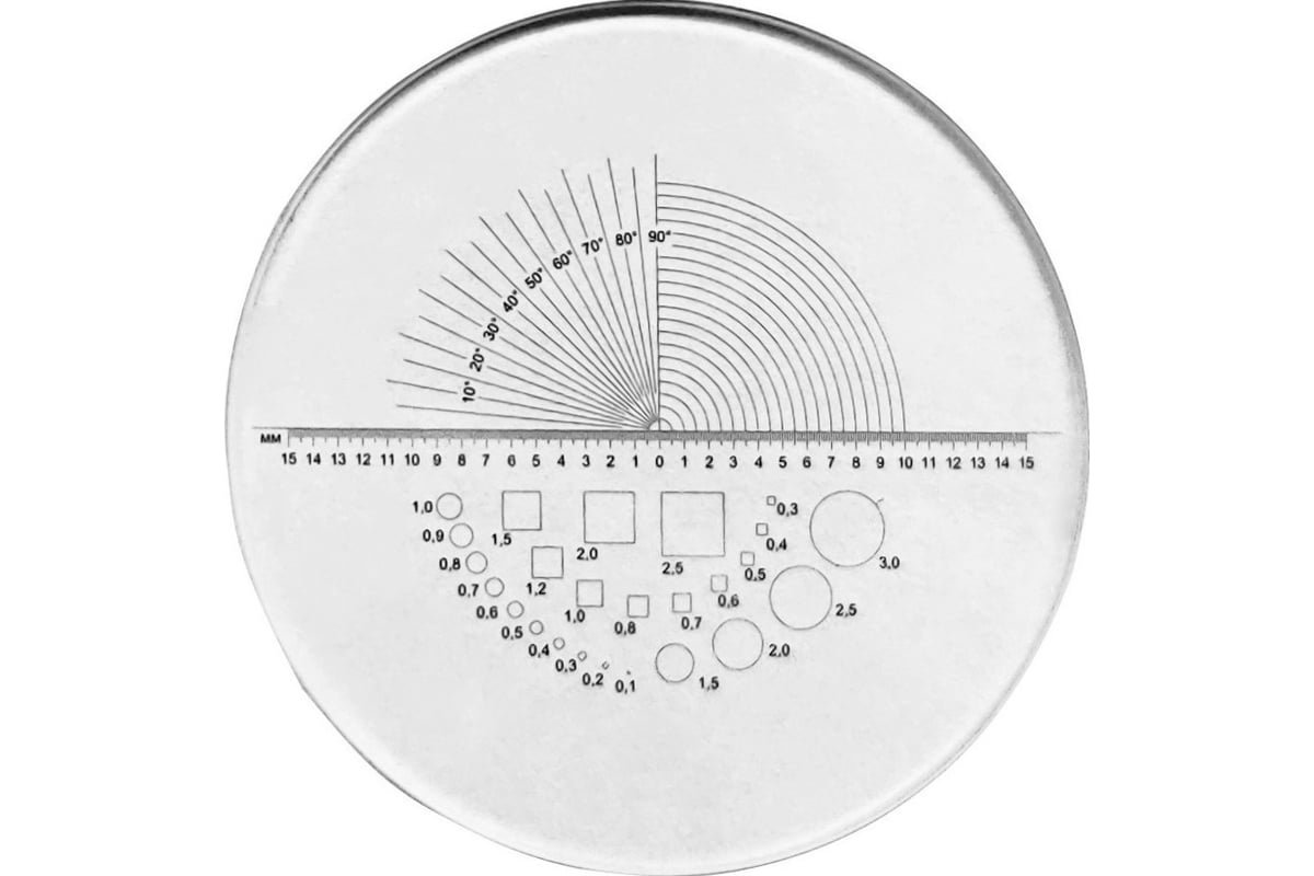 Линза измерительная к лупе ЛИ-3-10x (тип 2) АЛЬФА-НДТ УП-00003716 -  выгодная цена, отзывы, характеристики, фото - купить в Москве и РФ