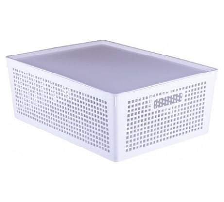 Корзинка ПОЛИМЕРБЫТ TRAYMIX с крышкой, 415x310x153 мм, 16.5 л 434748000