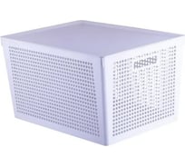 Корзинка ПОЛИМЕРБЫТ TRAYMIX с крышкой, 415x310x235 мм, 25 л 434738000 28440578