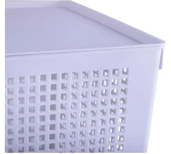 Корзинка ПОЛИМЕРБЫТ TRAYMIX с крышкой, 415x310x235 мм, 25 л 434738000