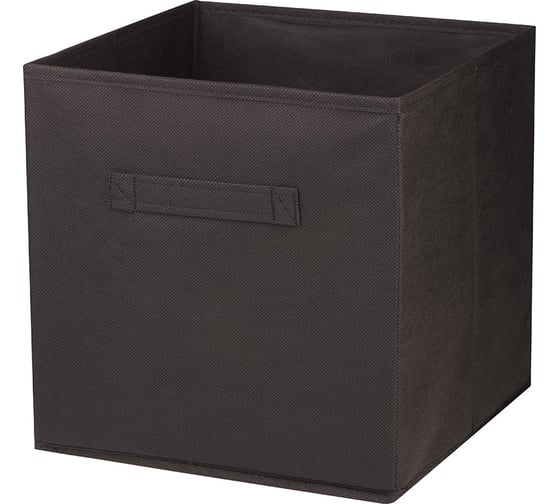 Раскладной короб с ручкой Рыжий кот 28x28x28 см, черный 312626 1
