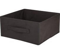 Раскладной короб с ручкой Рыжий кот 31x31x15 см, черный 312628