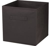 Раскладной короб с ручкой Рыжий кот 31x31x31 см, черный 312627
