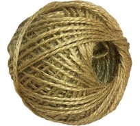 Джутовый шпагат Комус 1120 текс, 100 м, евробобна 1267425