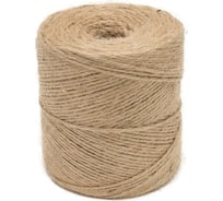 Джутовый шпагат Комус полиров.1,2 ктекс, в бобине 500 м, 0,56 кг 517285