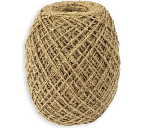 Джутовый шпагат Комус 1,2 ктекс п4 в бобине 150 м 25624