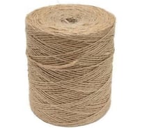 Льняной крученый полированный шпагат Комус 6000 текс, 3.0 мм, гост 1 кг 1267435